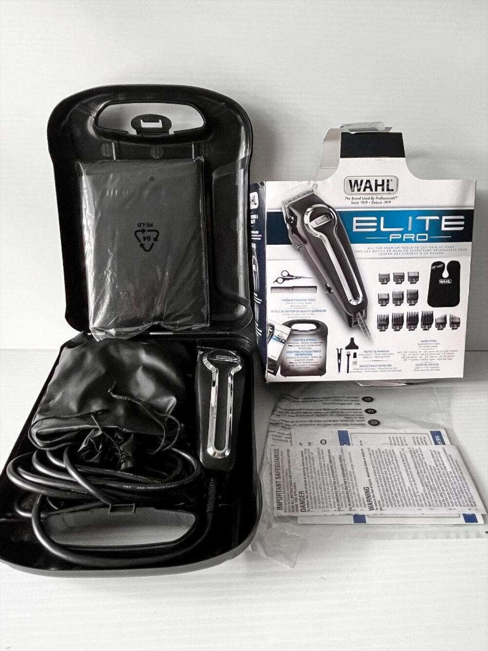 WAHL Elite Pro Home Hair Cutting Kit Complete Set with Case Accessories